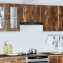 Armario de pared cocina Porto madera ingeniería roble ahumado