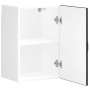 Armario de pared para cocina Kalmar madera de ingeniería negra