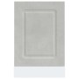 Panel para lavavajillas Kalmar gris hormigón 45x1,5x67 cm