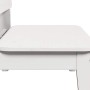 Sillas jardín 2 uds madera maciza pino blanco 60x52,5x72 cm