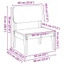 Sillas jardín 2 uds madera maciza pino blanco 60x52,5x72 cm