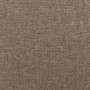 Cabecero de tela gris taupe 163x16x78/88 cm