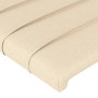 Cabecero de tela color crema 83x16x78/88 cm