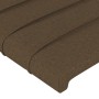 Cabecero de tela gris oscuro 93x16x78/88 cm