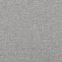 Cabecero de tela gris claro 183x16x78/88 cm