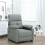Sillón de masaje eléctrico tela gris oscuro