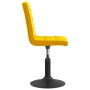 Sillas de comedor giratorias 2 uds terciopelo amarillo mostaza