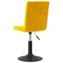 Sillas de comedor giratorias 2 uds terciopelo amarillo mostaza