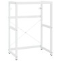 Estructura de lavabo de hierro blanco 59x38x83 cm