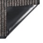 Felpudo de rayas beige 40x60 cm