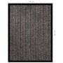 Felpudo de rayas beige 40x60 cm