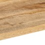 Mesa consola madera maciza de mango rugosa 110x35x76 cm