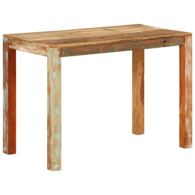 Mesa de comedor madera maciza reciclada 110x55x76 cm