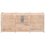 Baúl de almacenamiento de madera maciza de acacia 90x40x40 cm