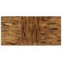 Mesa de comedor de teca reciclada y acero 180x90x76 cm