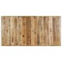 Mesa de comedor madera maciza de mango rugosa 160x80x75 cm