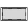Mesa de centro transparente vidrio templado 100x50x35 cm