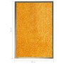 Felpudo lavable naranja 40x60 cm