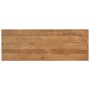 Banco de comedor madera maciza acacia y acero 110x40x46 cm