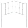 Cabecero de metal blanco 90 cm
