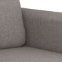 Sofá de 3 plazas de tela gris taupe 180 cm