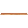 Estante pared rectangular madera acacia borde vivo 60x20x3,8 cm