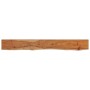 Estante pared rectangular madera acacia borde vivo 140x20x3,8cm