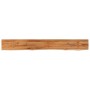Estante pared rectangular madera acacia borde vivo 140x20x3,8cm