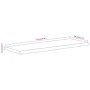 Estante pared rectangular madera acacia borde vivo 70x30x3,8 cm
