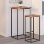 Tablero de mesa rectangular acacia borde vivo 50x40x2,5 cm