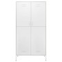 Armario de acero blanco 90x50x180 cm