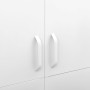 Armario de acero blanco 90x50x180 cm