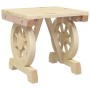 Juego de muebles de jardín 3 piezas madera maciza de abeto