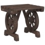 Juego de comedor de jardín 5 piezas madera maciza de abeto