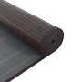 Alfombra rectangular bambú marrón oscuro 60x100 cm