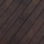 Alfombra rectangular bambú marrón oscuro 60x100 cm
