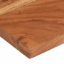 Tablero de mesa rectangular madera maciza acacia 50x40x2,5 cm
