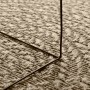 Alfombra ZIZUR aspecto yute interior/exterior beige 200x290 cm