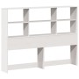 Estructura de cama sin colchón madera de pino blanca 120x200 cm