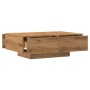 Mesa de centro madera de ingeniería roble artisan 90x60x31 cm