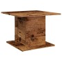 Mesa de centro madera ingeniería envejecida 55,5x55,5x40 cm