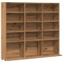 Mueble de CD madera de ingeniería roble artisan 100x23x89,5 cm