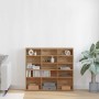 Mueble de CD madera de ingeniería roble artisan 100x23x89,5 cm