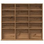 Mueble de CD madera de ingeniería roble artisan 100x23x89,5 cm