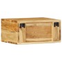 Mueble de TV de pared madera maciza de acacia 40x30x19 cm