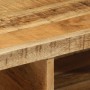 Mueble de TV de pared madera maciza de mango rugosa 80x30x19 cm
