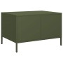 Mesa de centro acero laminado frío verde oliva 68,5x50x43,5cm