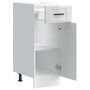 Mueble bajo de cocina porto alto brillo blanco