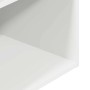 Mesillas de noche con cajón 2 uds blanco 35x34x66,5 cm