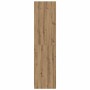 Armario de madera de ingeniería roble artesanal 50x50x200 cm